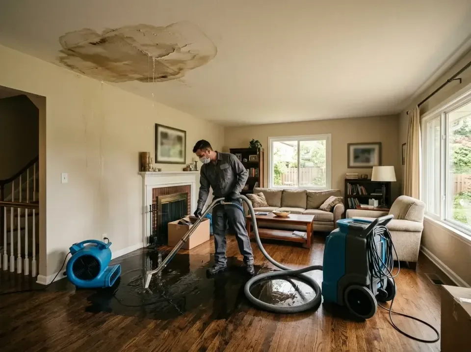 attic-pipe-burst-ceiling-drip-008 — frequently asked questions, Water Damage Restoration & Carpet Care in Wentzville, MO